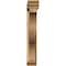 Ekena Millwork Funston Traditional Rough Sawn Bracket w/ Offset Brace, Western Red Cedar, 6"W x 34"D x 38"H BKT0604X34X38FST01RWR - alternate 4